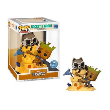 Funko Pop    Rocket & Groot Beach Day s 1089 SE, Verzenden, Nieuw