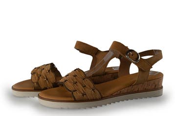 Gabor Sandalen in maat 40 Cognac, Overige kleuren, Verzenden, Gabor, Sandalen of Muiltjes