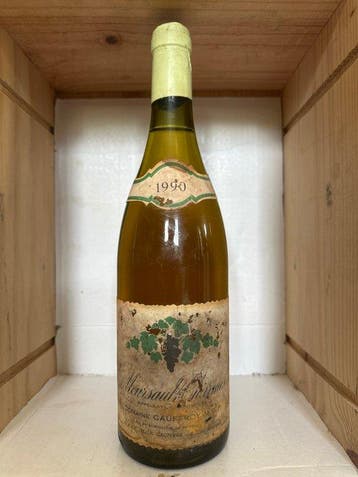 1990 Domaine Gauffroy Charmes - Meursault 1er Cru - 1 Fles, Nieuw