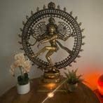 Beeld Shiva Nataraj XXXL Dubbele Ring - Brons/Messing - 51,5, Ophalen of Verzenden, Nieuw