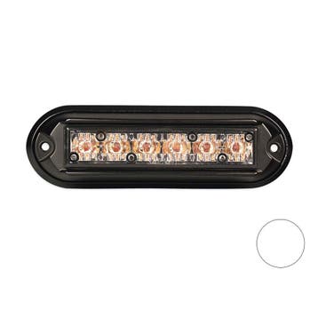 Led Flitser met Zwarte Behuizing Wit, Ophalen of Verzenden, Nieuw