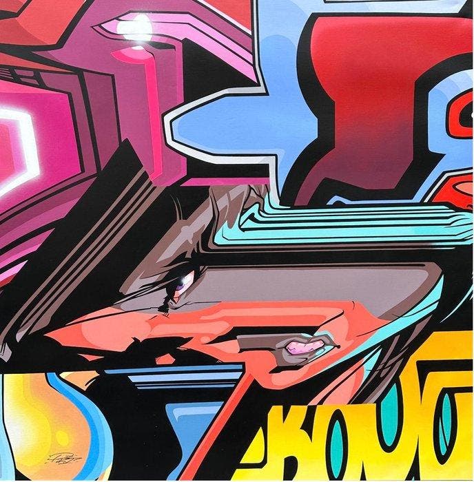 Pro176 (XXI) - Andromeda is not far away, Antiek en Kunst, Kunst | Schilderijen | Modern