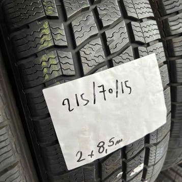 4 x Vredestein Comtrac 215-70-15 C Winterbanden 8,5mm, Auto-onderdelen, Banden en Velgen, 15 inch, Band(en), Bestelwagen, Gebruikt