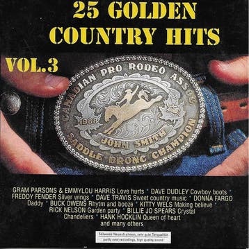 cd - Various - 25 Golden Country Hits Vol.3, Verzenden, Zo goed als nieuw