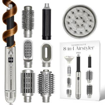 2dekans | Sansbeauté® 8-in-1 Airstyler met Diffuser -, Ophalen of Verzenden, Zo goed als nieuw