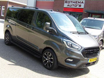 Ford Transit Custom 2.0 TDCI 170PK 2021 DUB-CAB VELE EXTRAS, Gebruikt, Euro 6, Ford, Lease