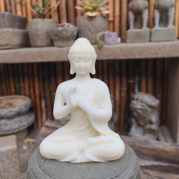 Sfeervolle Buddha Beeldje - Mediterende Boeddha Decoratie -, Verzenden, Nieuw