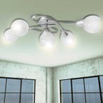 vidaXL Plafondlamp met glazen behuizing voor lampen, Verzenden, Nieuw