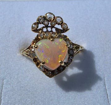 Ring - 18 karaat Geel goud - Diamant, Nieuw