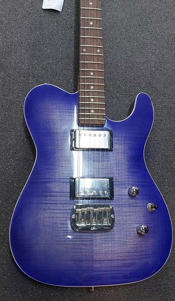 G&L - Tribute Asat DeLuxe Bright Blueburst - - Elektrische, Nieuw