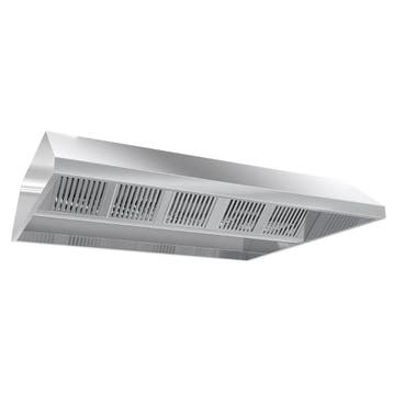 GGM Gastro | Eiland afzuigkap - plafondmodel - 1600mm - |, Onderbouw afzuigkap, Verzenden, Nieuw, Inbouw