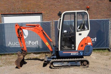 Veiling: Minigraver Kubota KX41-3V Diesel 2008, Ophalen, Graafmachine