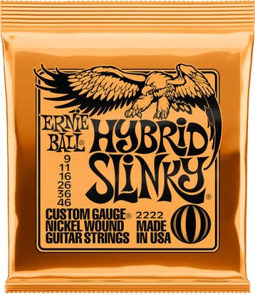 Ernie Ball 2222 Hybrid Slinky elektrische gitaarsnaren, Ophalen of Verzenden, Nieuw