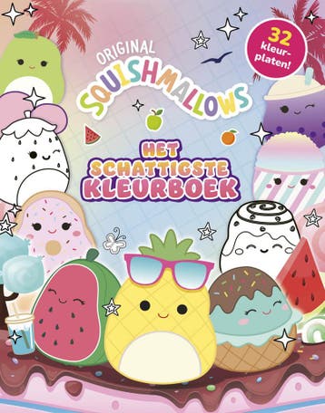 De Super Squishy Club - Het officiële Squishmallows kleurbo, Verzenden, Nieuw