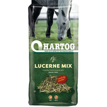 Hartog Paardenvoer Lucerne Mix 18 kg, Verzenden, Nieuw