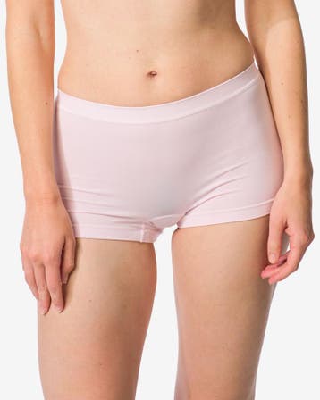 HEMA Damesboxer naadloos micro lichtroze 30% korting, Verzenden