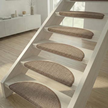 Trapmat Lines Beige - 20x56 cm, Doe-het-zelf en Verbouw, Ladders en Trappen, Verzenden, Nieuw