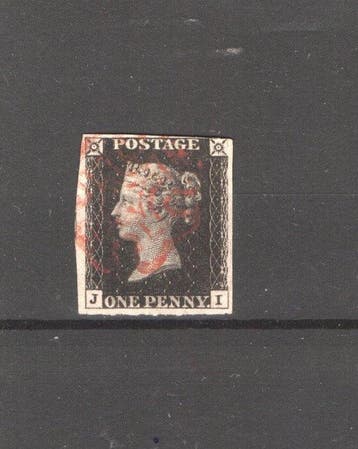 Groot-Brittannië 1840 - Groot Brittannie de 1 penny zwart, Gestempeld