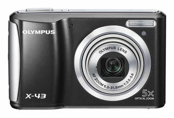 Olympus X-43 Digitale Compact Camera - Zwart (In doos), Verzenden, Zo goed als nieuw