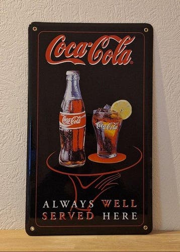 Emaillerie Belge - Coca Cola - Emaille bord - Emaille