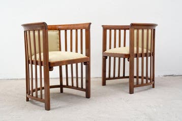 J.&J. Kohn - Josef Hoffmann - Fauteuil (2) - Beuken