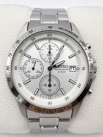 Seiko - Chronograph - Zonder minimumprijs - SBTQ039 - Heren