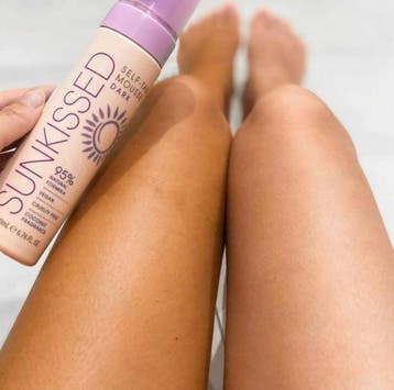 Sunkissed Professional Dark Self Tan Mousse - 200ml, Ophalen of Verzenden, Nieuw, Overige typen