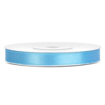 2 meter satijnlint 10 mm breed – licht blauw, Ophalen of Verzenden, Nieuw, Draad