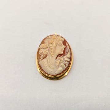 Cameo - 18 karaat Geel goud