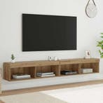 vidaXL Tv-meubelset 2 pcs Artisan Eiken 100 x 30 x 30 cm, 100 tot 150 cm, Verzenden, Nieuw, Minder dan 100 cm