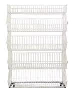 Opbergmandrek met 5 Planken – Mobiel en Stapelbaar, Verzenden, Nieuw