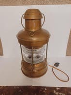 villedieu Decorative ships lamp - oud - Glas, Koper
