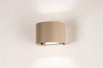 Rietveld Wandlampen - Taupe - Metaal, Aluminium, Verzenden, Nieuw