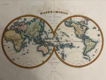 Mappamondo - Europa, Azië, Afrika en een uiterst precieze, Boeken, Nieuw