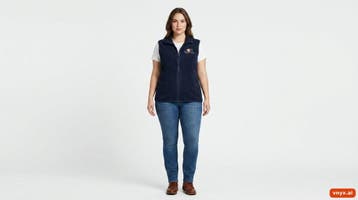 Lands END Fleece bodywarmers Dames maat L Marineblauw, Kleding | Dames, Truien en Vesten, Ophalen of Verzenden, Nieuw