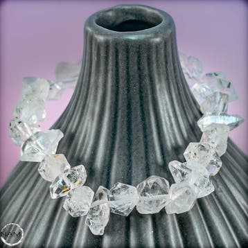 Zeer zeldzame natuurlijke Herkimer-diamant Armband 115 ct-