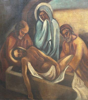 Otto van Rees (1884-1957) - Graflegging van Christus (exacte
