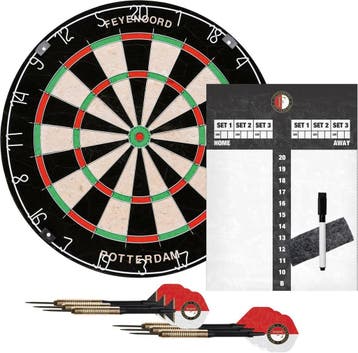 Feyenoord Dartbord Startpakket (Dart Bord), Sport en Fitness, Ophalen of Verzenden, Nieuw, Dartbord