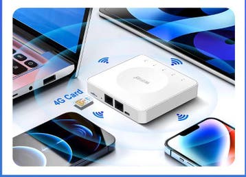 4G LTE WiFi 6 Router – 300Mbps Hotspot met SIM Slot, Computers en Software, Verzenden, Nieuw