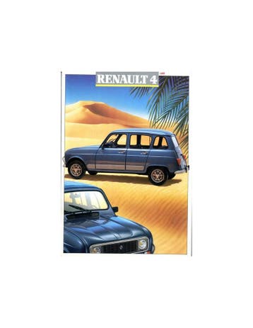 1988 RENAULT 4 BROCHURE FRANS, Nieuw, Renault, Author