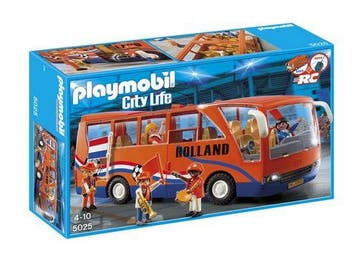 Playmobil Supportersbus Oranje - 5025 (Nieuw), Kinderen en Baby's, Speelgoed | Playmobil, Verzenden, Nieuw