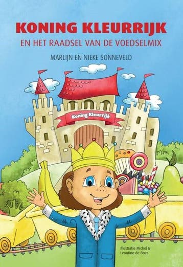 Koning Kleurrijk en het raadsel van de voedselmix, Verzenden, Zo goed als nieuw, Marlijn en Nieke Sonneveld