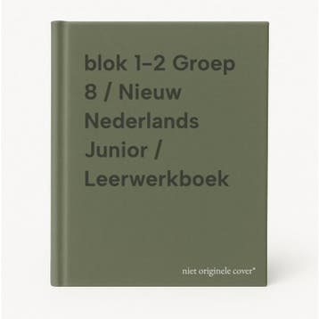 blok 1-2 Groep 8 / Nieuw Nederlands Junior / Leerwerkboek, Boeken, Schoolboeken, Verzenden, Gelezen