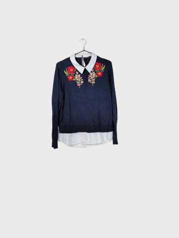 Ted Baker Sweater Dames maat M Marineblauw Vintage, Ophalen of Verzenden, Nieuw