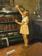 Italiaanse school (XX) - La bambina nello studio