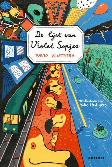 Boek: De lijst van Violet Sopjes - (als nieuw), Verzenden, Zo goed als nieuw