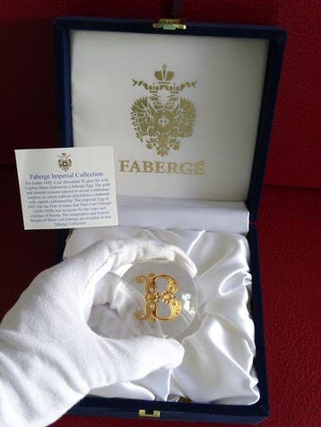 Figuur - House of Faberge - Imperial eagle 24 carat gold -, Nieuw