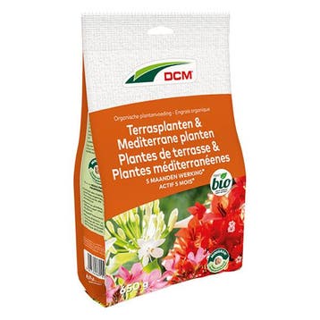 Terras en meditarrane planten mest | DCM | 650 gram, Verzenden