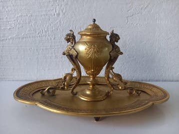 Inktpot - Encrier Napoléon III - Brons