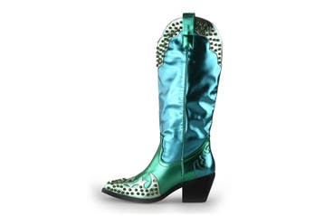 Azalea Wang Cowboy laarzen in maat 41 Blauw, Azalea Wang, Zo goed als nieuw, Verzenden, Blauw